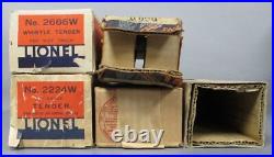Lionel Vintage O Prewar Assorted Empty Boxes 259, 616E, 2666W, 2224W 5/Box