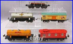 Lionel Vintage O Prewar Freight Cars # 3651, 2680, 1679, 1682 & 1680 5 EX