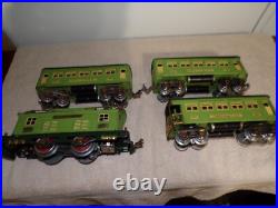 Lionel Vintage Original O Gauge Prewar 253 607 607 608 Girard Green Train Set Lionel Vintage Original O Gauge Prewar 253 607 607 608 Girard Green Train Set