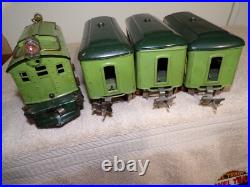 Lionel Vintage Original O Gauge Prewar 253 607 607 608 Girard Green Train Set Lionel Vintage Original O Gauge Prewar 253 607 607 608 Girard Green Train Set
