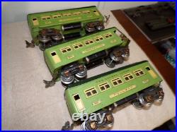 Lionel Vintage Original O Gauge Prewar 253 607 607 608 Girard Green Train Set Lionel Vintage Original O Gauge Prewar 253 607 607 608 Girard Green Train Set