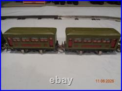 Lionel Vintage Pre War (1933-42) #259E Gun Metal Gray & Black 259T With 3 Cars