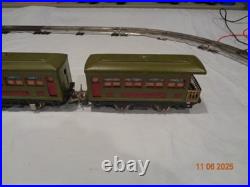 Lionel Vintage Pre War (1933-42) #259E Gun Metal Gray & Black 259T With 3 Cars