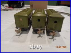 Lionel Vintage Pre War (1933-42) #259E Gun Metal Gray & Black 259T With 3 Cars