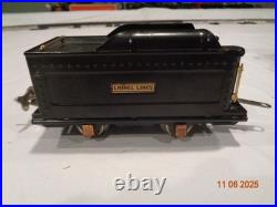 Lionel Vintage Pre War (1933-42) #259E Gun Metal Gray & Black 259T With 3 Cars