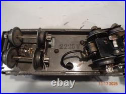 Lionel Vintage Prewar (1936-38) #238E & #2225W In Gun Metal Gray Plus 3 Cars