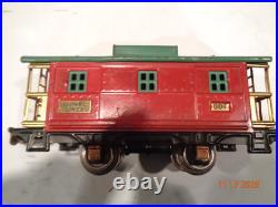 Lionel Vintage Prewar (1936-38) #238E & #2225W In Gun Metal Gray Plus 3 Cars