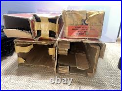 Lionel pre-war O gauge 1666 steam locomotive 2666w tender 3 car freight set