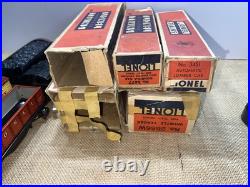 Lionel pre-war O gauge 1666 steam locomotive 2666w tender 3 car freight set