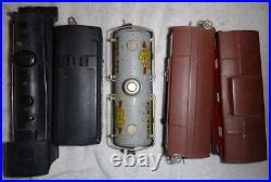 Lionel prewar 204 2689w whistle tender 655 box car 654 tank car & 657 caboose
