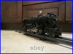 Lionel prewar 224 Restored Locomotive with rare black rails Exquisite