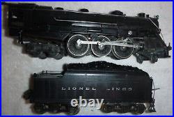 Lionel prewar 226e steam engine with 2226W whistle tender very nice