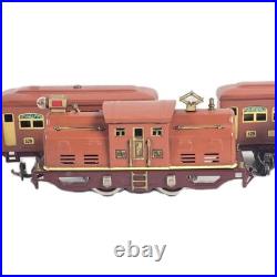 Lionel prewar 252e Locomotive Withpullman 529 and 530 Observation Car