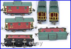 Lionel prewar 259E with tender plus 804 805 806 807 831 freight cars unrestored