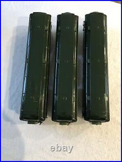 Lionel prewar 381E, two toned Green State Set, Standard Gauge