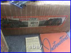 Lionel prewar BOXED Set #5021E ALL SILVER 752E Powercar 753Coach 754 Observation