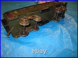 Lionel prewar passenger car #190 observation end car dk green ex. Orig