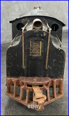 Lionel prewar standard gauge 33 rubber-stamped New York Central Lines 0-4-0 elec