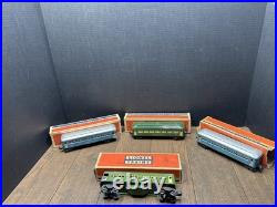 Lot Of 4 Lionel Pre War Train Cars OBSERVATION & PULLMAN 2431 6441 6440 2430