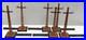 Lot_Of_6_Lionel_O_gauge_Prewar_060_Orange_Telegraph_Poles_With_Extension_Arms_01_otf