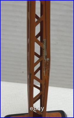 Lot Of 6 Lionel O-gauge Prewar #060 Orange Telegraph Poles With Extension Arms