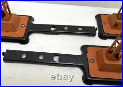 Lot Of 6 Lionel O-gauge Prewar #060 Orange Telegraph Poles With Extension Arms