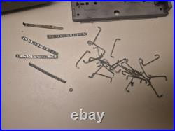 Lot of 9 Lionel pre-war tender shells + 2 whistle mechanisms for parts/repairs