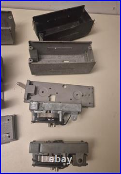 Lot of 9 Lionel pre-war tender shells + 2 whistle mechanisms for parts/repairs
