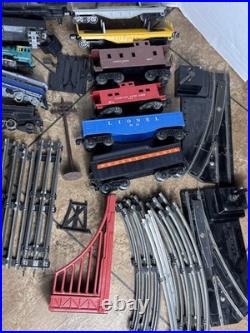 Mix Of Vintage Lionel Train Tracks, Trains, Accessories 46 Pc +/- Post/Pre War