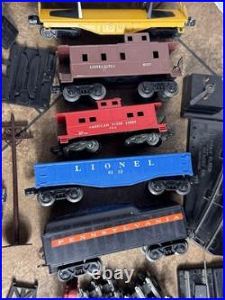Mix Of Vintage Lionel Train Tracks, Trains, Accessories 46 Pc +/- Post/Pre War