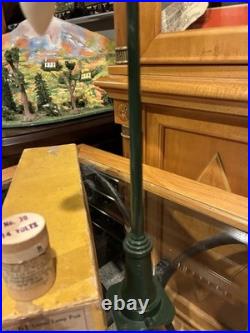 Near Mint BoxedLionel Prewar Std. Gauge #61 Dark Green Lamp Post L/N WOW