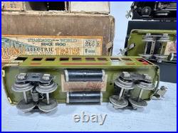 Nice Lionel Original Prewar BOXED ORIGINAL OWNER 254E Olive Set #266E