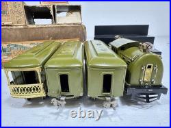 Nice Lionel Original Prewar BOXED ORIGINAL OWNER 254E Olive Set #266E
