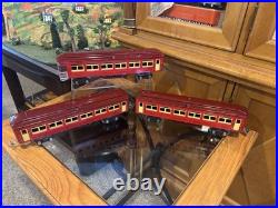 Nice OriginalsLionel Prewar/Ives 1685/1685/1687 Vermillion/Mrn Passengers