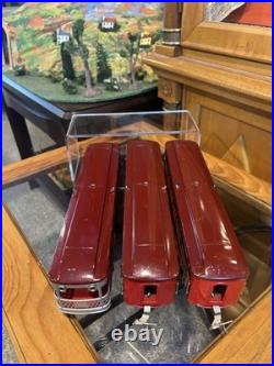 Nice OriginalsLionel Prewar/Ives 1685/1685/1687 Vermillion/Mrn Passengers