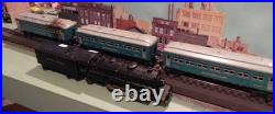 O GAUGE TRAIN SET 3 Pre War Tin Plate PASSENGER CARS WITH ENGINE/TENDER Lionel