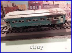 O GAUGE TRAIN SET 3 Pre War Tin Plate PASSENGER CARS WITH ENGINE/TENDER Lionel