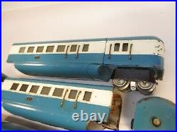 O Gauge Lionel 617, 618, 619 Blue Streak Cars Prewar X8460