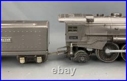 O Gauge Pre-War Lionel 224E 2-6-2 Steam Loco Gunmetal Gray with2689W Tender O2177