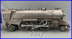O Gauge Pre-War Lionel 224E 2-6-2 Steam Loco Gunmetal Gray with2689W Tender O2177