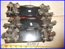 O/O-27 Lionel Prewar 224e Gun Metal engine 1689t, 1679, 1680, & 1682 Caboose