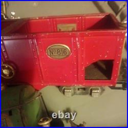 O Scale Lionel Prewar 818 Freight set in box. 812, 814, 816, 817