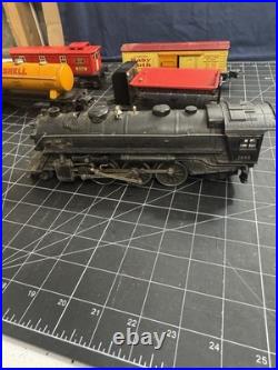 O Scale Prewar Train Lot Train, Cars, and Track Lionel 1666 027 Engine