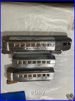 Orig 1935-41 Prewar Lionel 617 617 618 Flying Yankee Streamline Passenger Cars Orig 1935-41 Prewar Lionel 617 617 618 Flying Yankee Streamline Passenger Cars