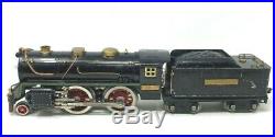 Original LIONEL Prewar 384E Locomotive Engine & Tender Standard Gauge -Ex Runner