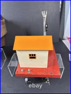 Original Lionel Prewar #76 Warning Bell & Shack Crossing Signal In Box
