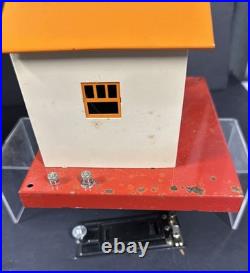 Original Lionel Prewar #76 Warning Bell & Shack Crossing Signal In Box
