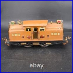 Original Prewar LIONEL 342E Boxed Set Standard Gauge Engine & Cars Brown