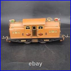 Original Prewar LIONEL 342E Boxed Set Standard Gauge Engine & Cars Brown