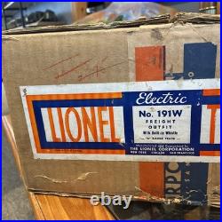 Outstanding & DesirableLionel Prewar No. 191W 226e Freight Outfit Set Box Only